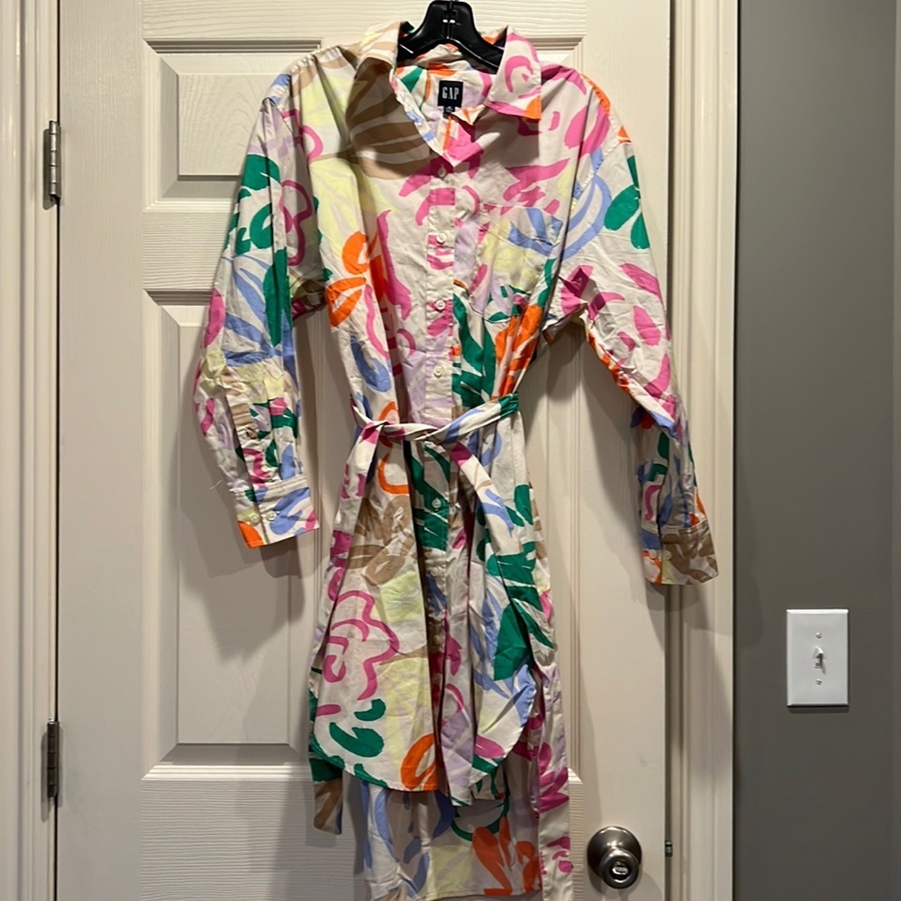 NWT Gap Big Shirt Dress